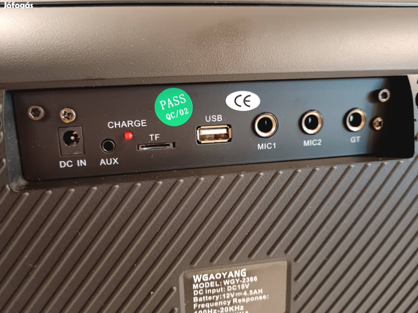 Nagyméretű hordozható partybox bluetooth hangfal 