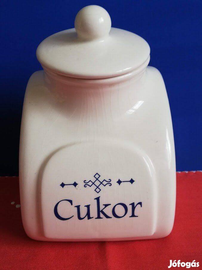 Nagyméretű kerámia cukortartó