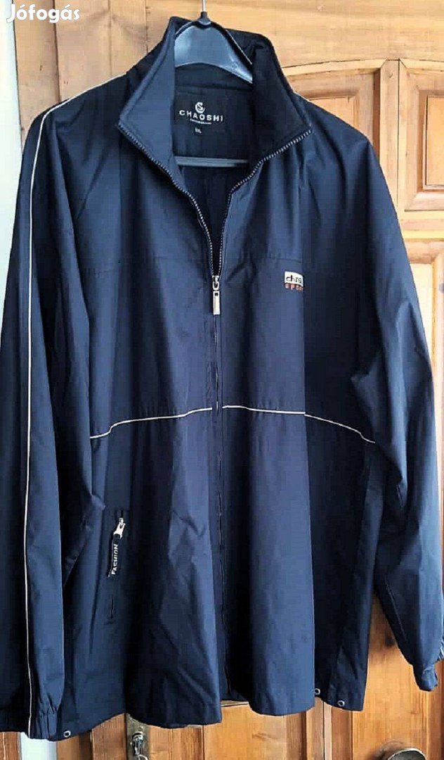 Nagyméretű sötétkék Chaoshi széldzseki, sportdzseki