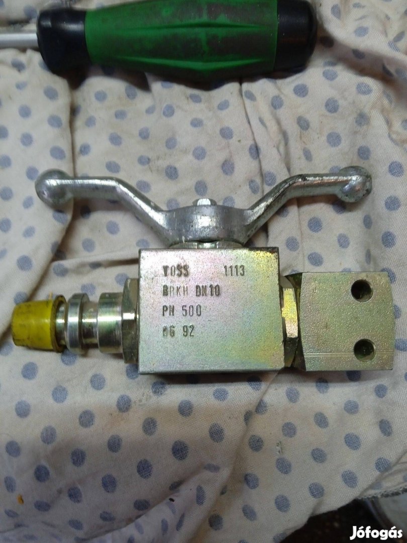 Nagynyomású golyós csapok és gyors csatlakozók, eladók!