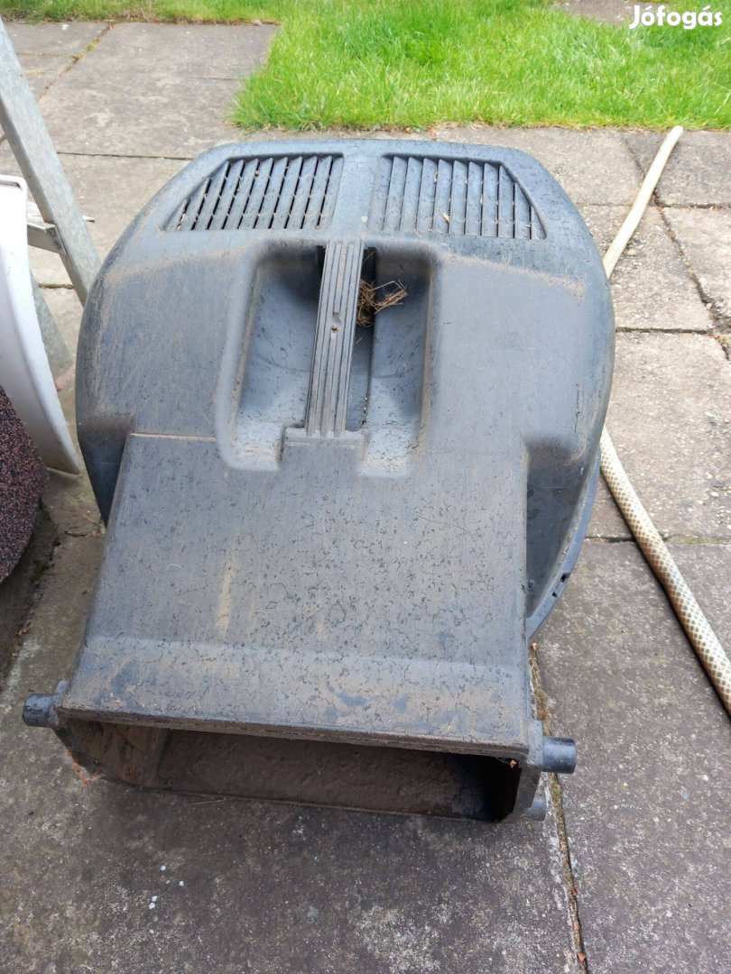 Nagyobb fűnyíró fűgyűjtő kosár méret a képeken