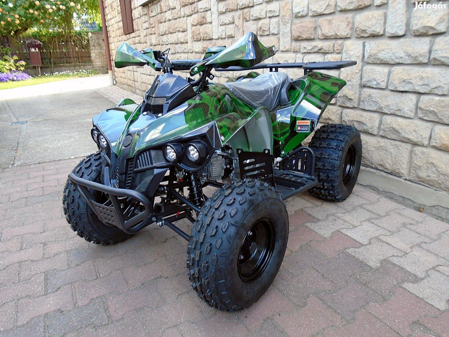 Nagyobb méretű gyerek quad 008 125 ccm, félautomata váltóval