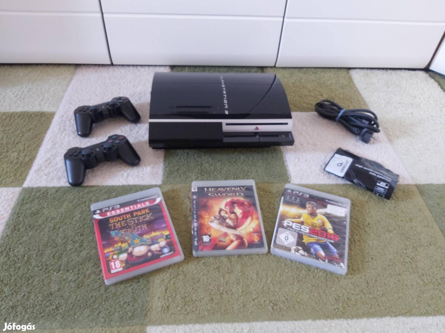 Nagyon Szép PS3 Playstation 3 80GB 2db Kontrollerrel