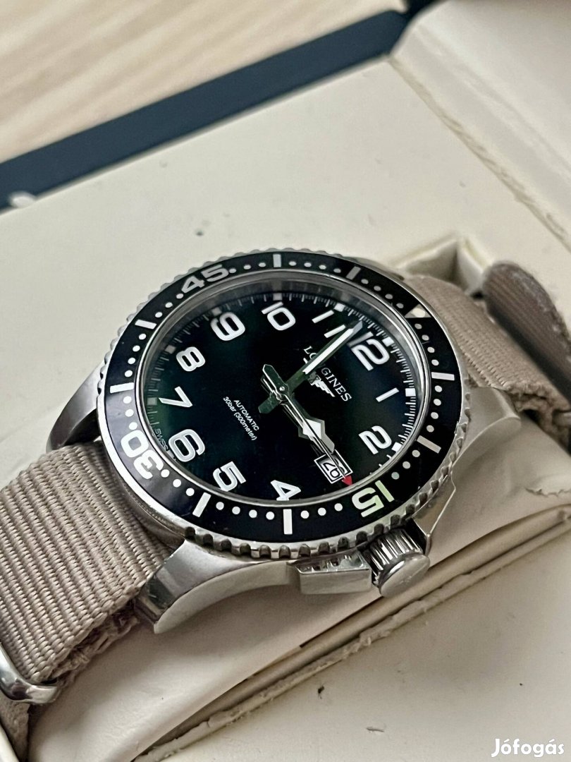 Nagyon ritka, 39-es méretű Longines Hydroconquest