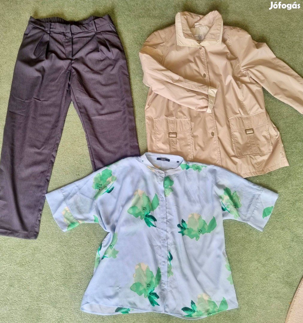 Nagyon szép 46os naci, kabát, blúz csomi - alig használtan