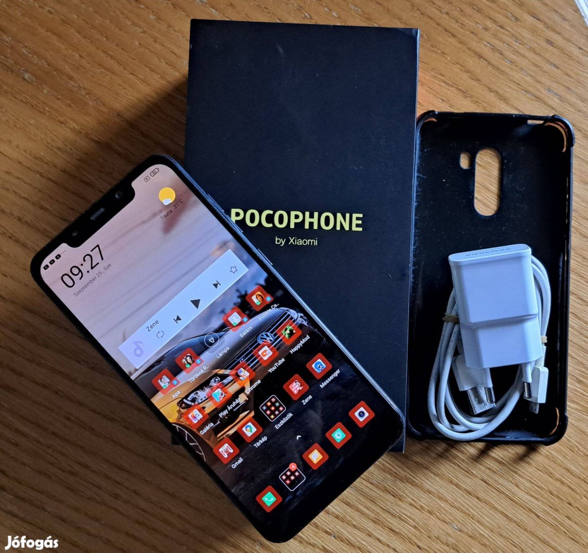 Nagyon szép Xiaomi Pocophone Poco F1 128Gb/6Gb független mobiltelefon