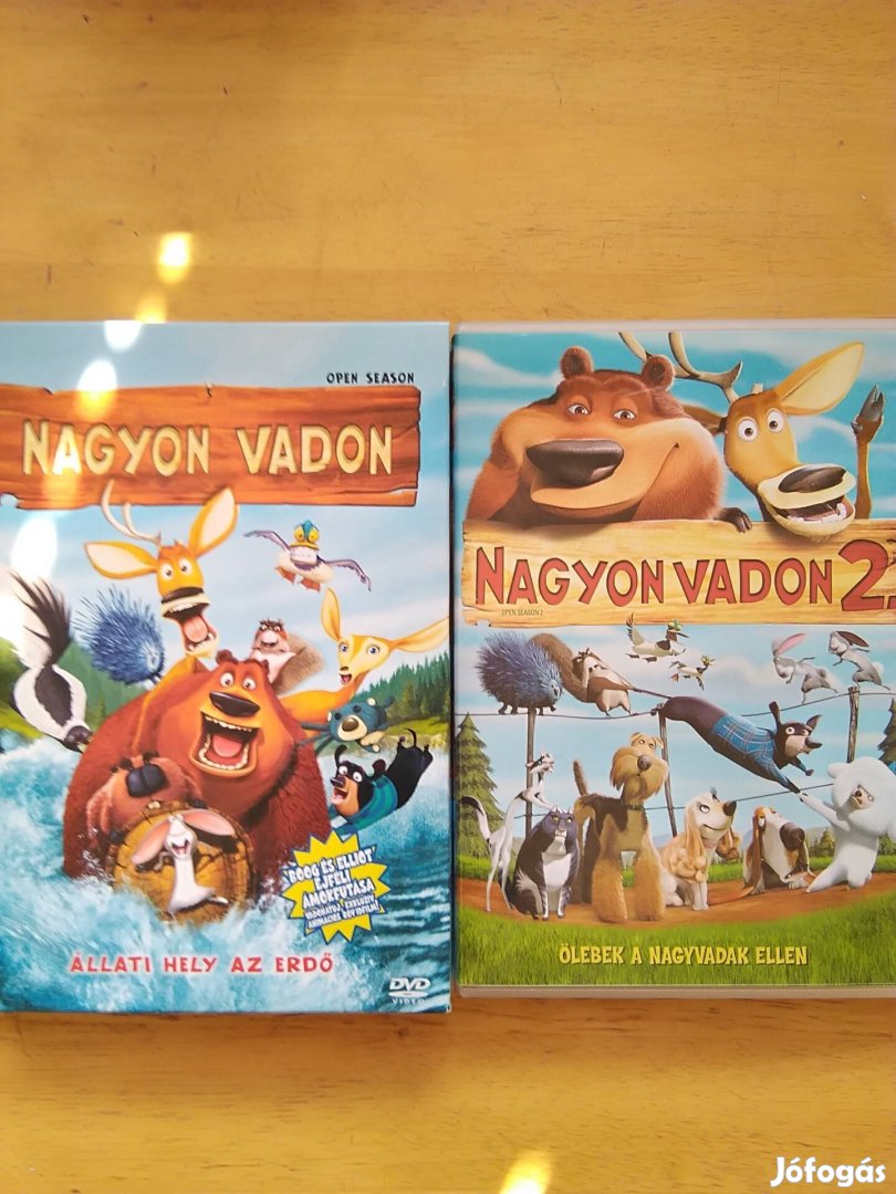 Nagyon vadon 1-2 újszerű dvd 