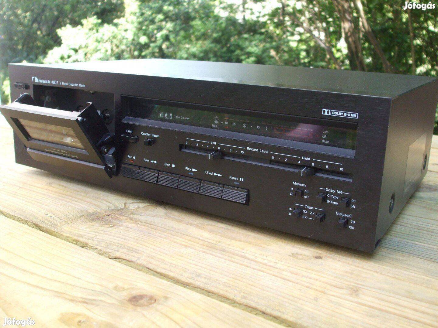 Nakamichi 480Z DUAL Capstan MAGNÓ Deck Mint Az Új