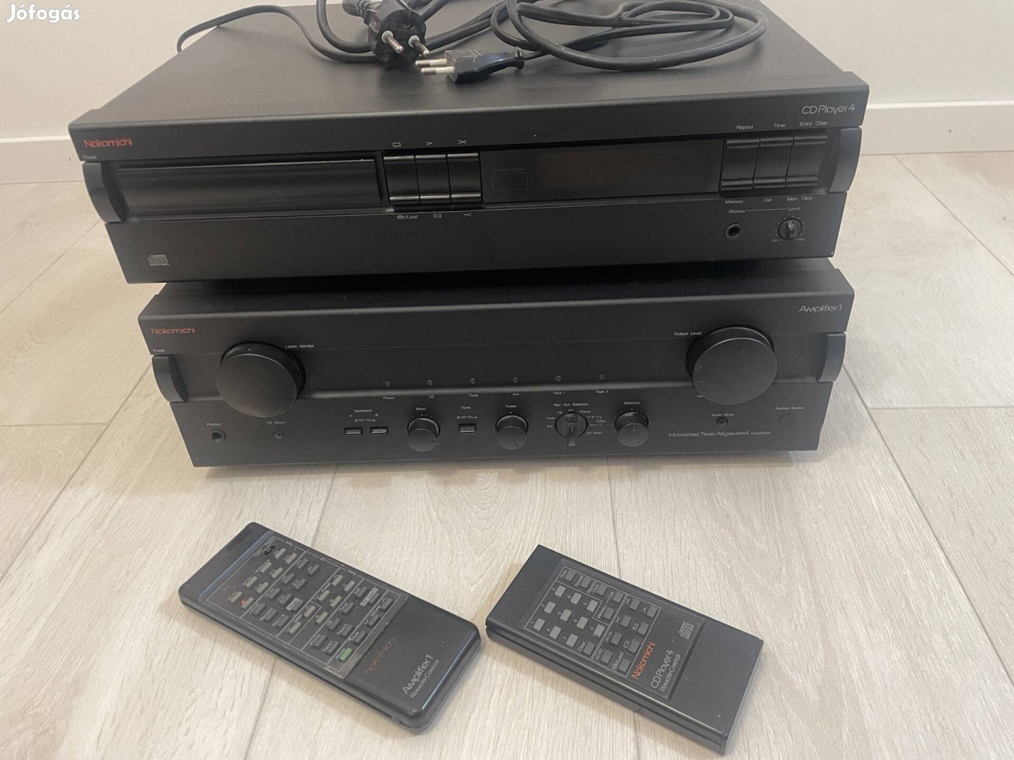 Nakamichi Amplifier 1 és CD Player 4