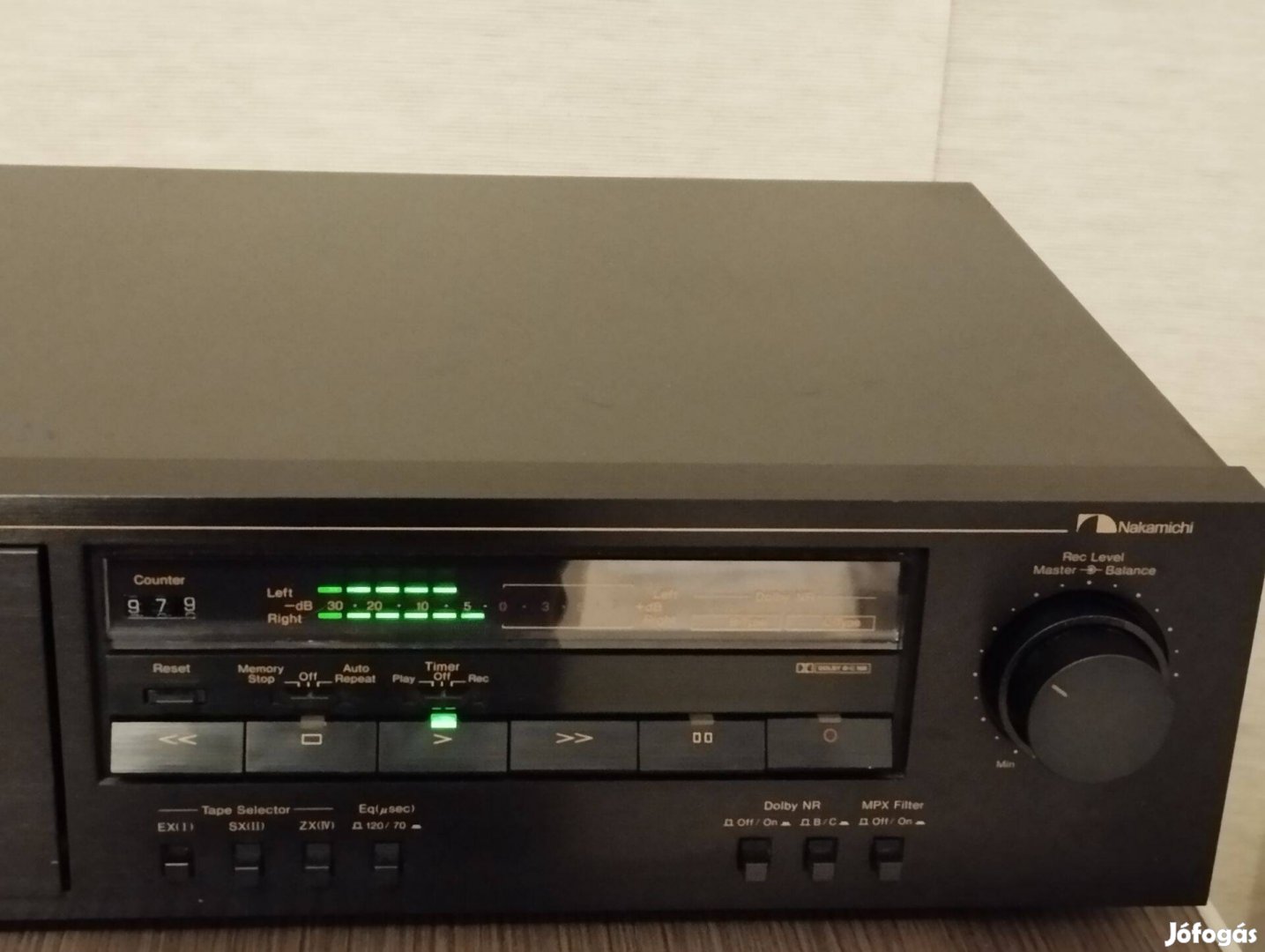 Nakamichi CR-1E kazettás magnó Deck szép állapotban