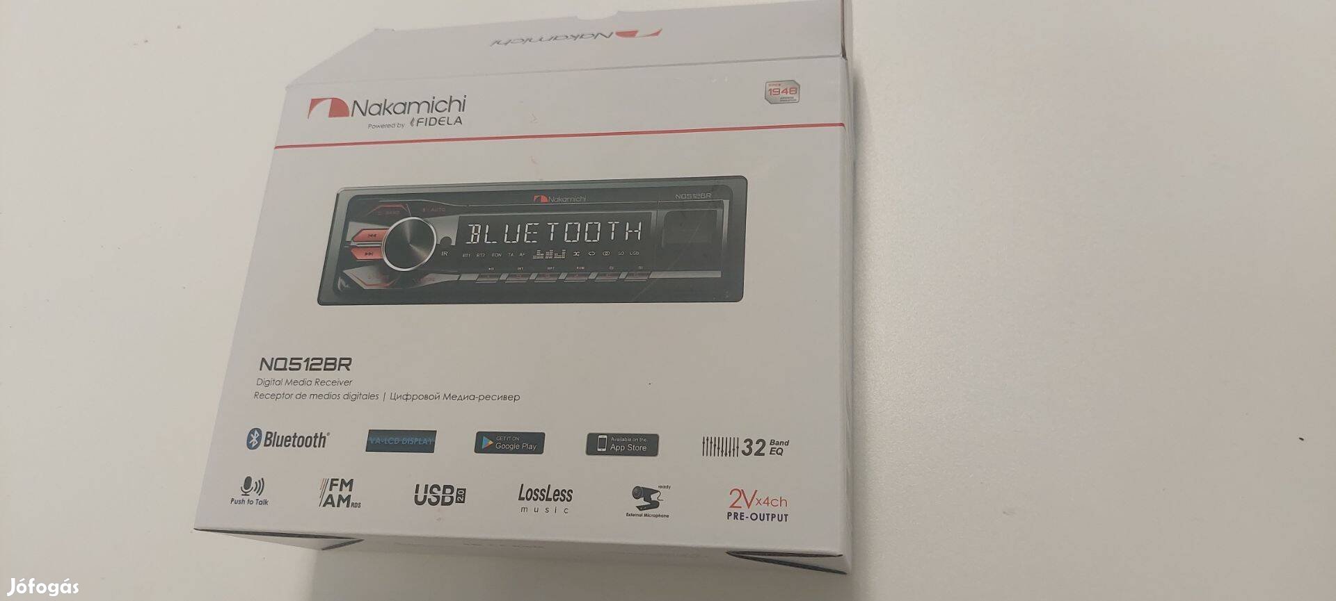 Nakamichi Nq512BR autórádió