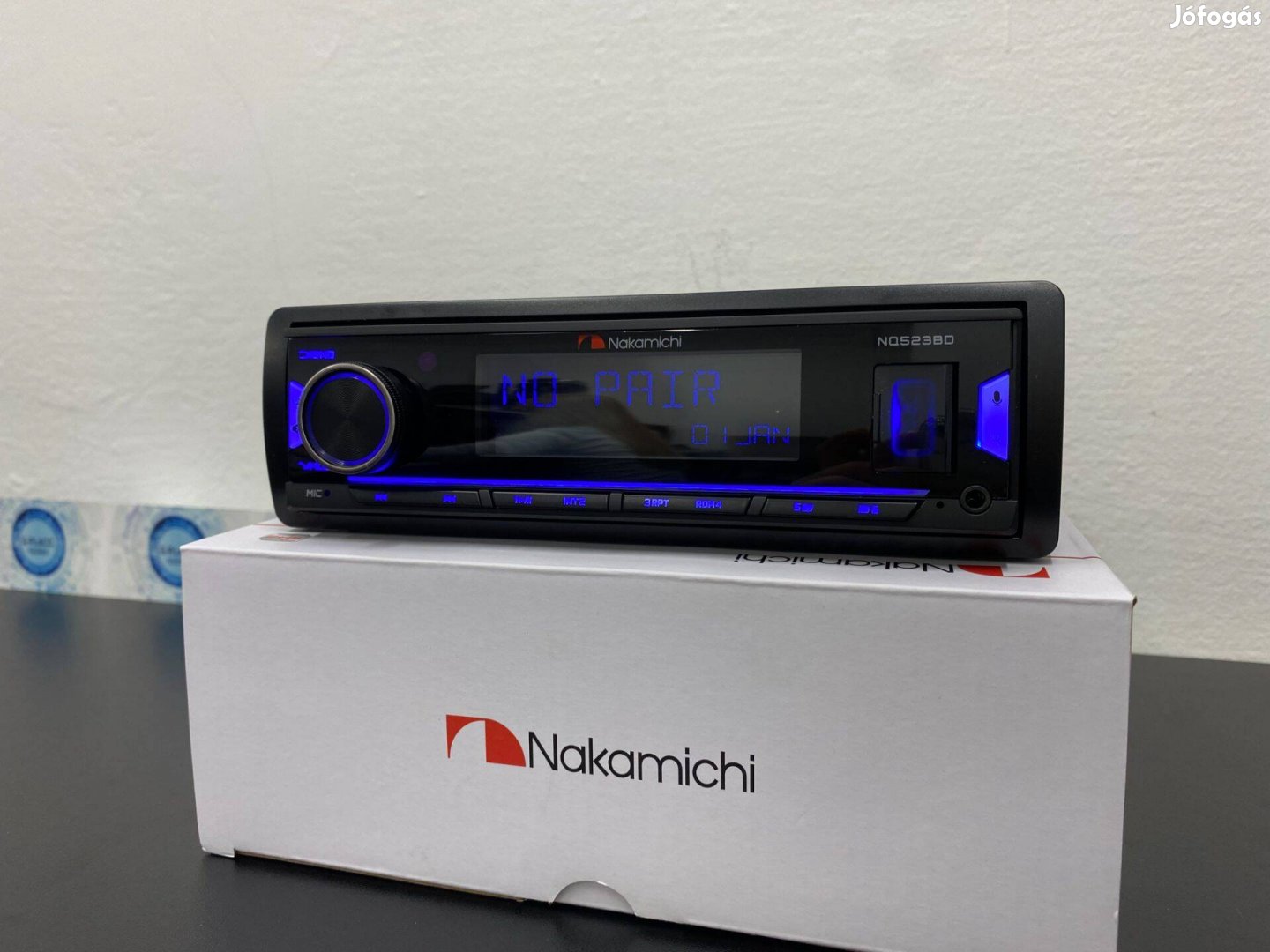 Nakamichi Nq523BD 1DIN Bluetooth autórádió, fejegység, lejátszó
