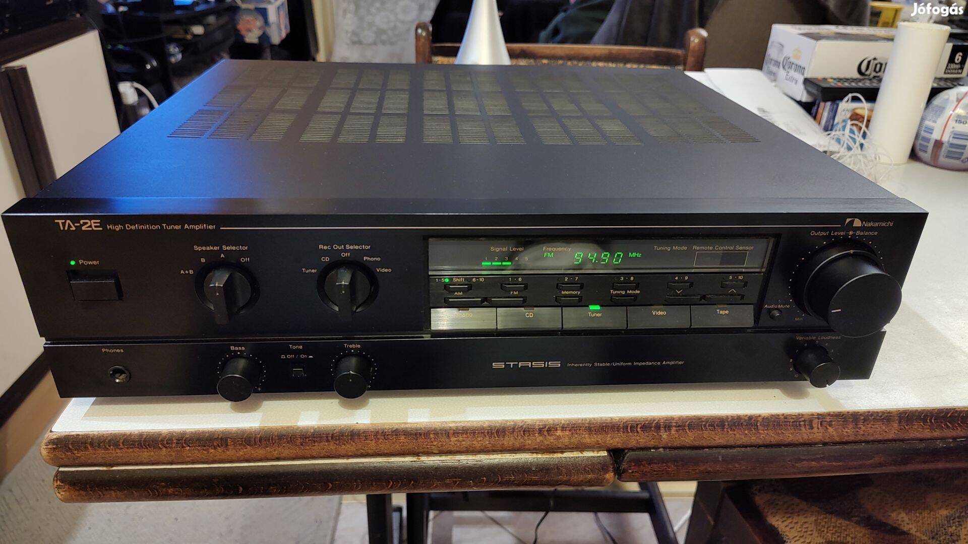 Nakamichi TA-2A Stasis csúcs rádióerősítő gyűjteményből,