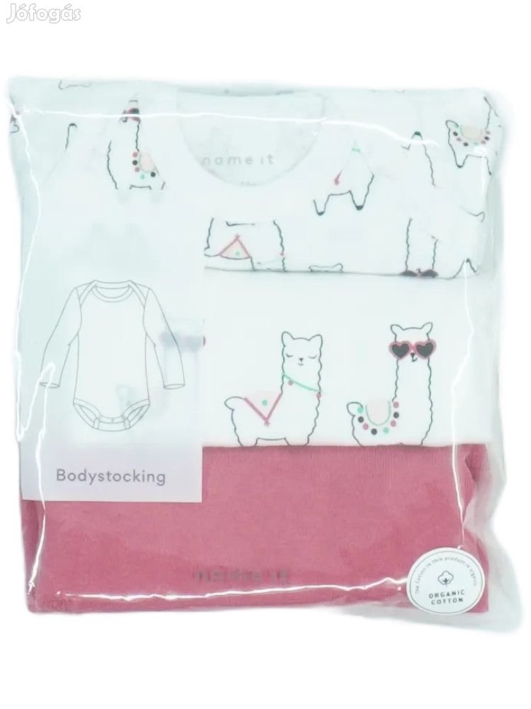 Name it Új címkés Lány Csomag - Body Méret 80