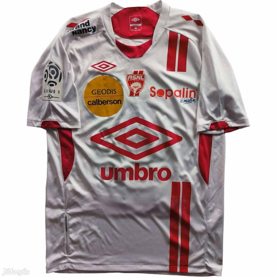 Nancy 2010-11 Umbro hazai Djamel Bakar foci mez S-es