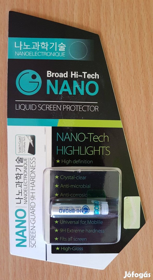 Nano folyékony képernyővédő fólia