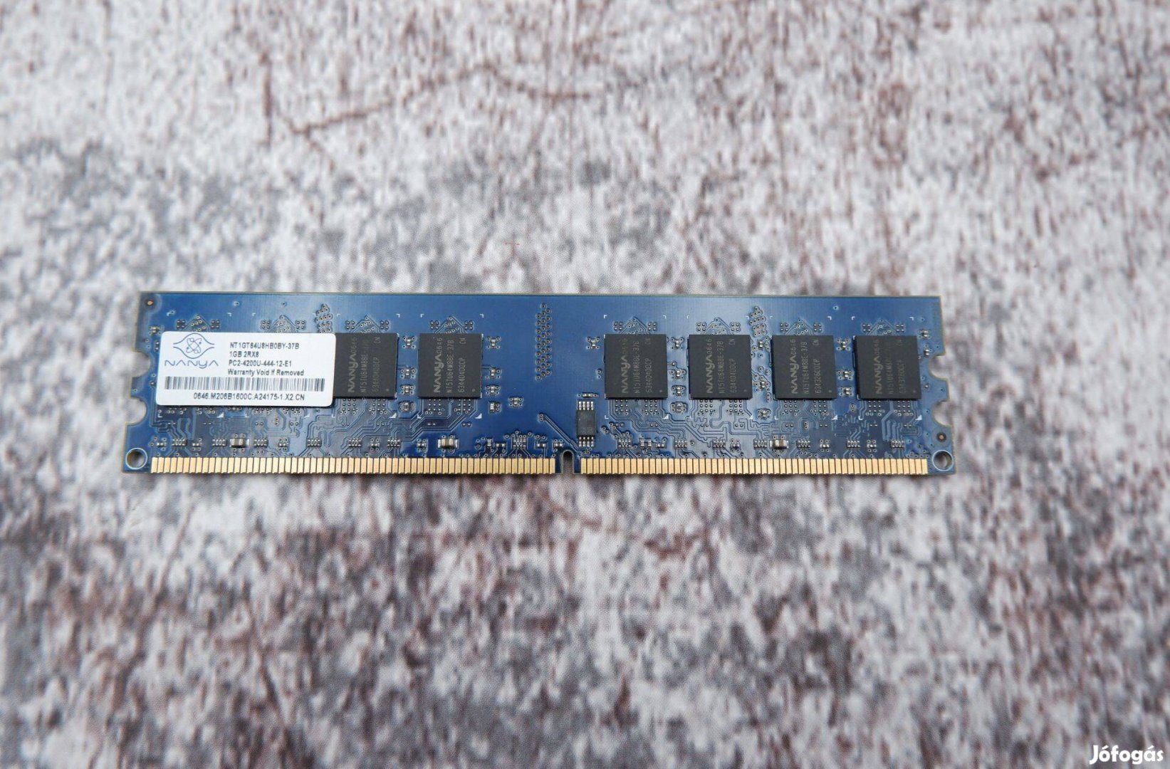 Nanya 1GB DDR2 533MHz RAM memória asztali gépbe NT1GT64U8HB0