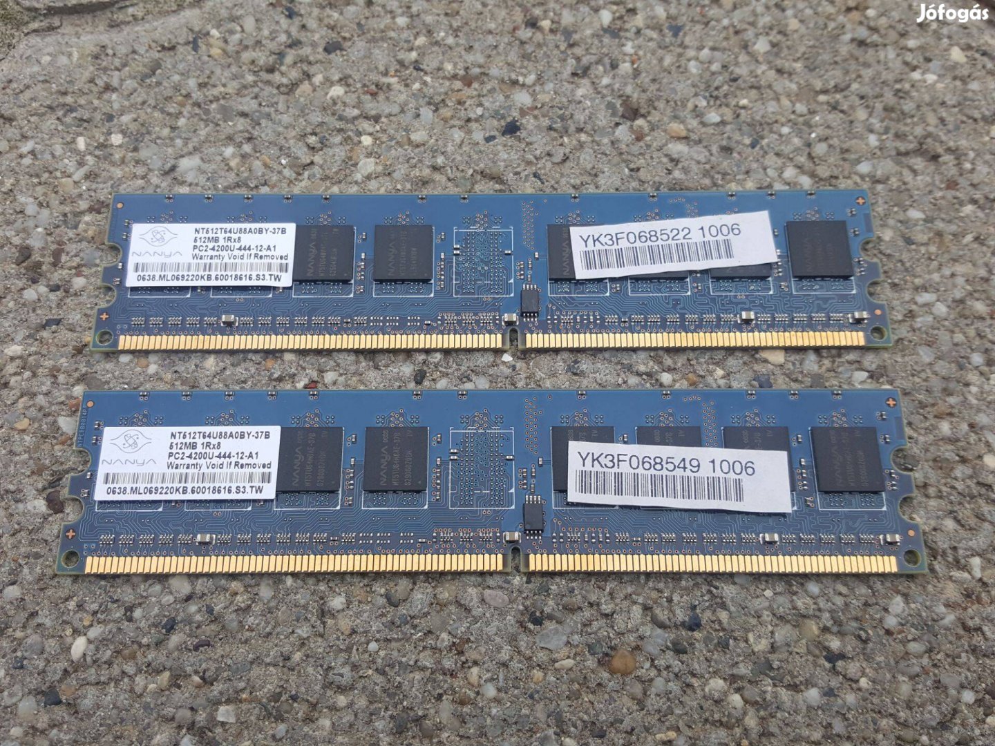 Nanya 512 mb ram pár