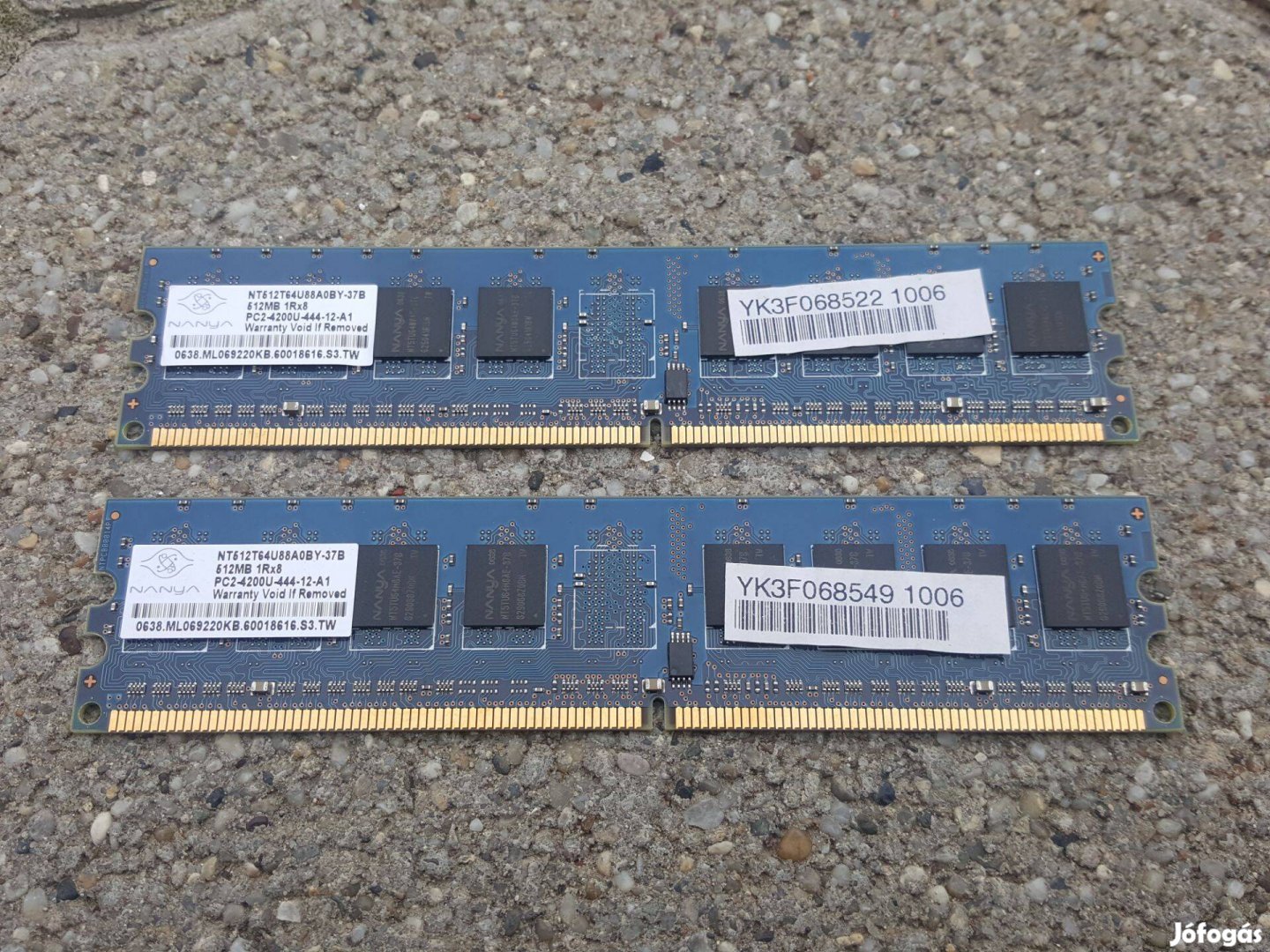 Nanya 512 mb ram pár