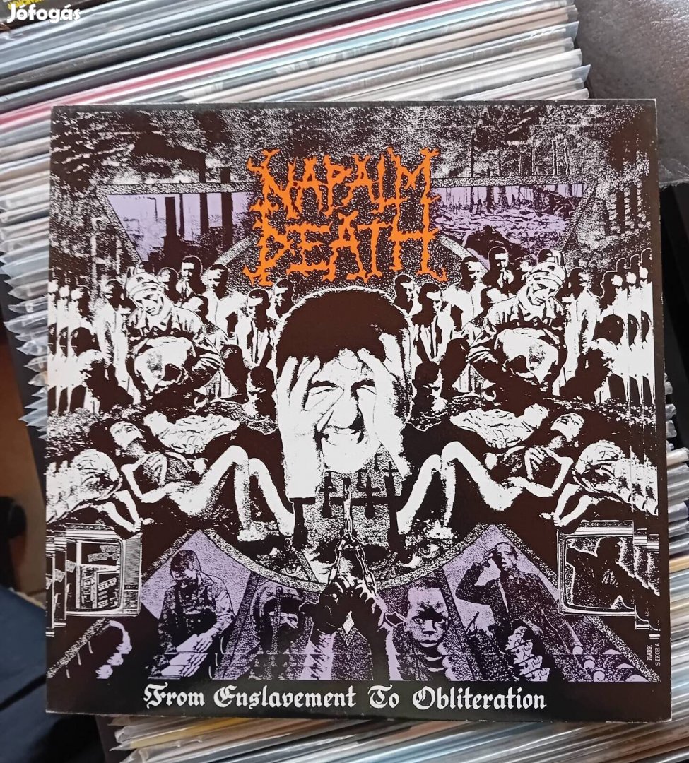 Napalm Death - From Enslavement To Obliteration bakelit lemez