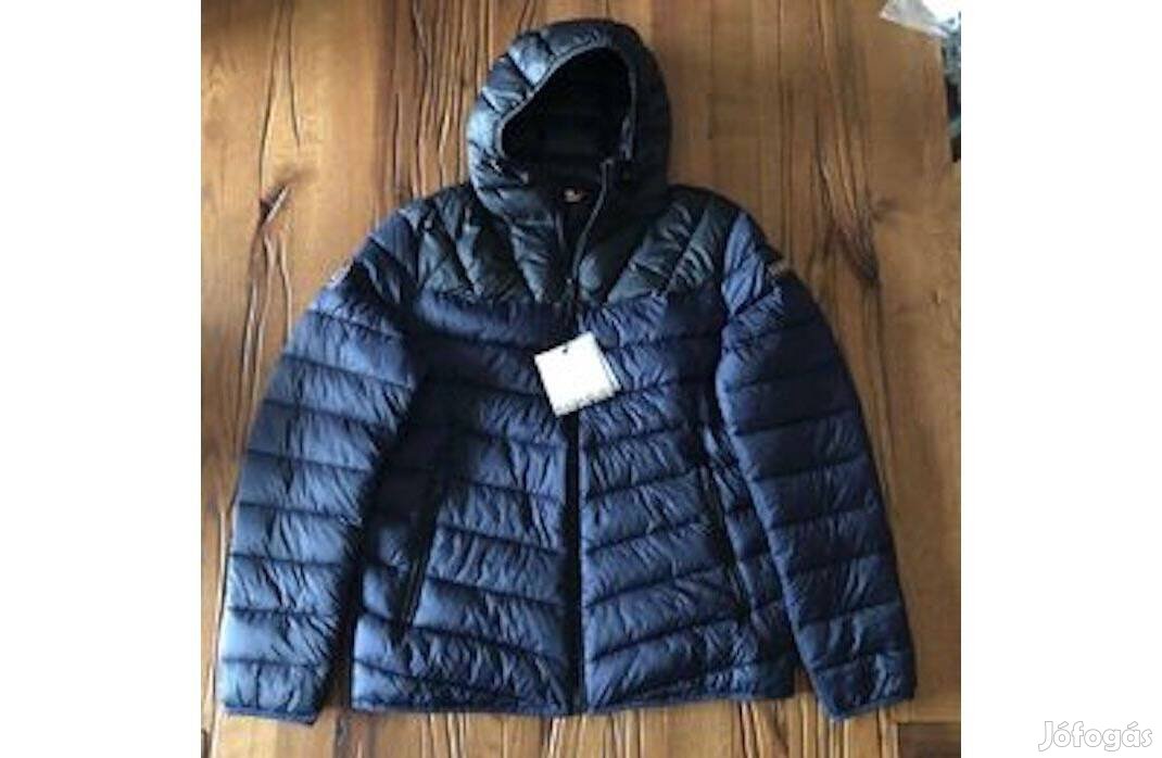 Napapijri kék/fekete téli kabát méret 2XL