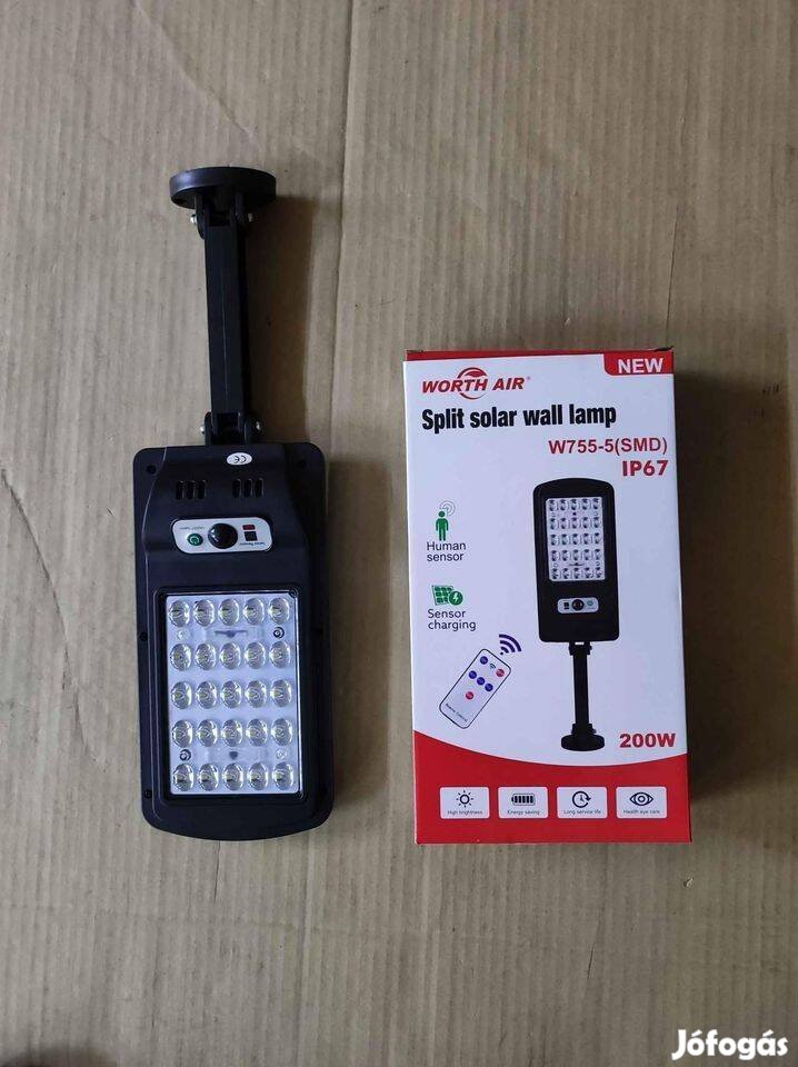 Napelemes LED lámpa eladó