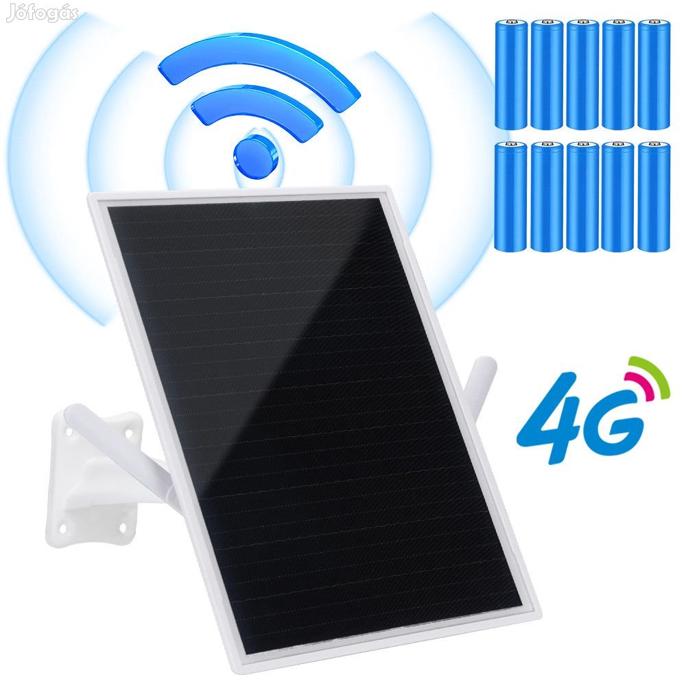 Napelemes kültéri 4G LTE WiFi Router SIM kártyás csatlakozással