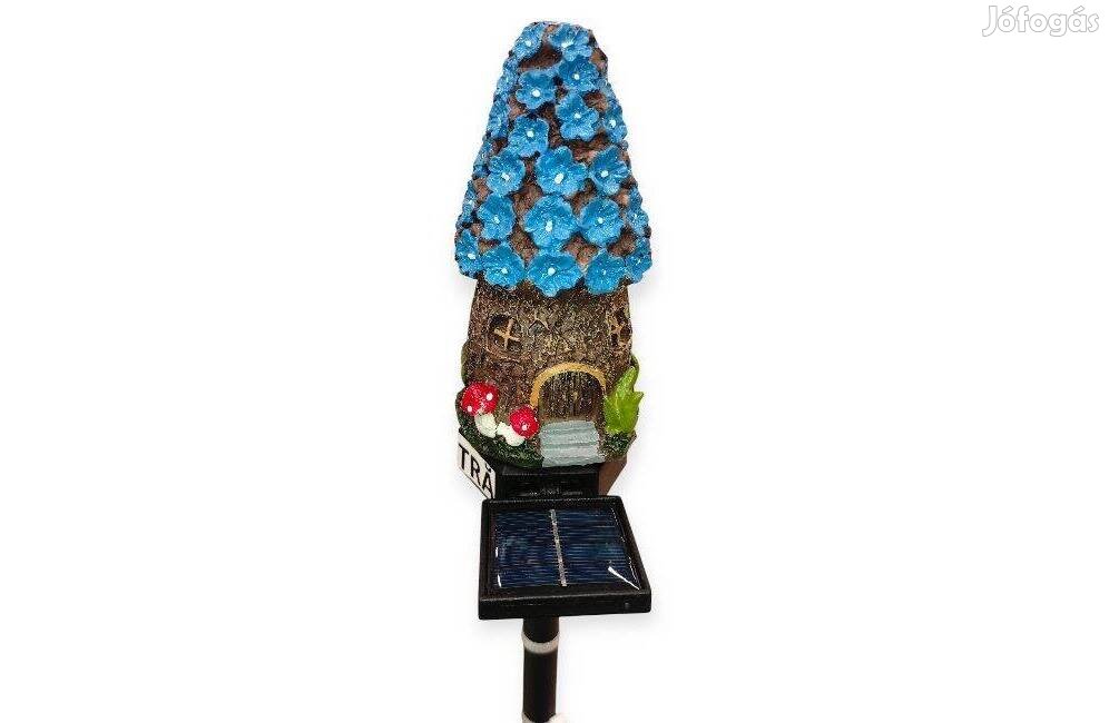 Napelemes lombház lámpa meleg fehér LED-del