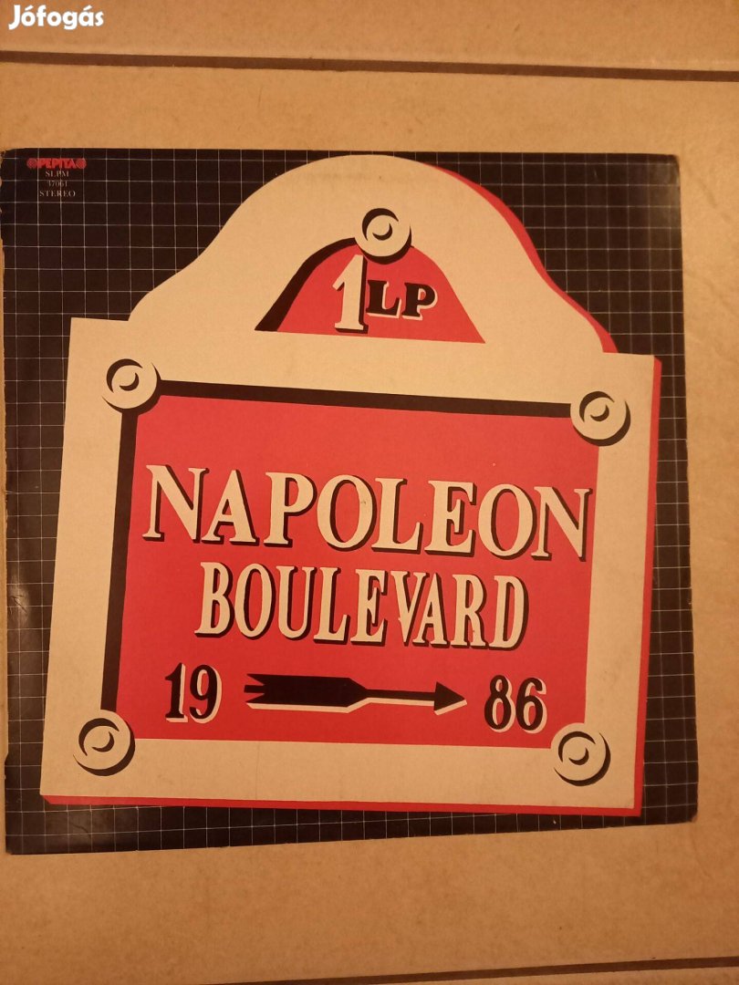 Napoleon Boulevard bakelit lemez