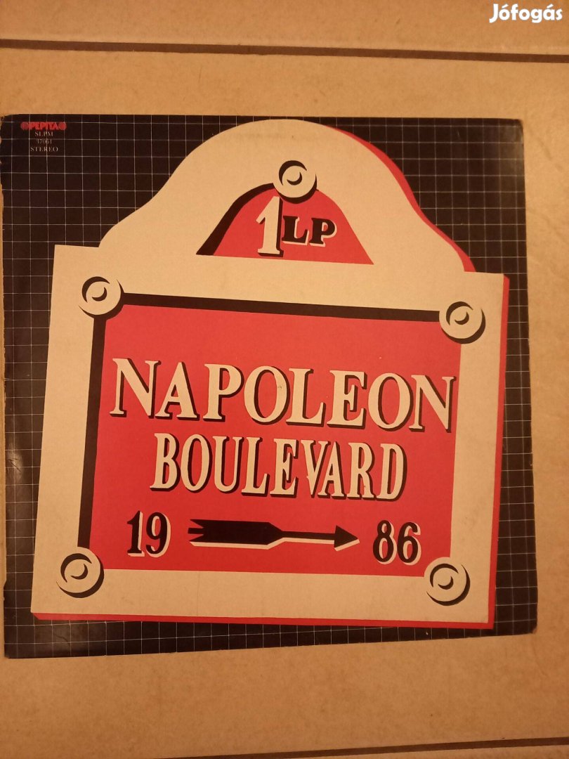 Napoleon Boulevard bakelit lemez