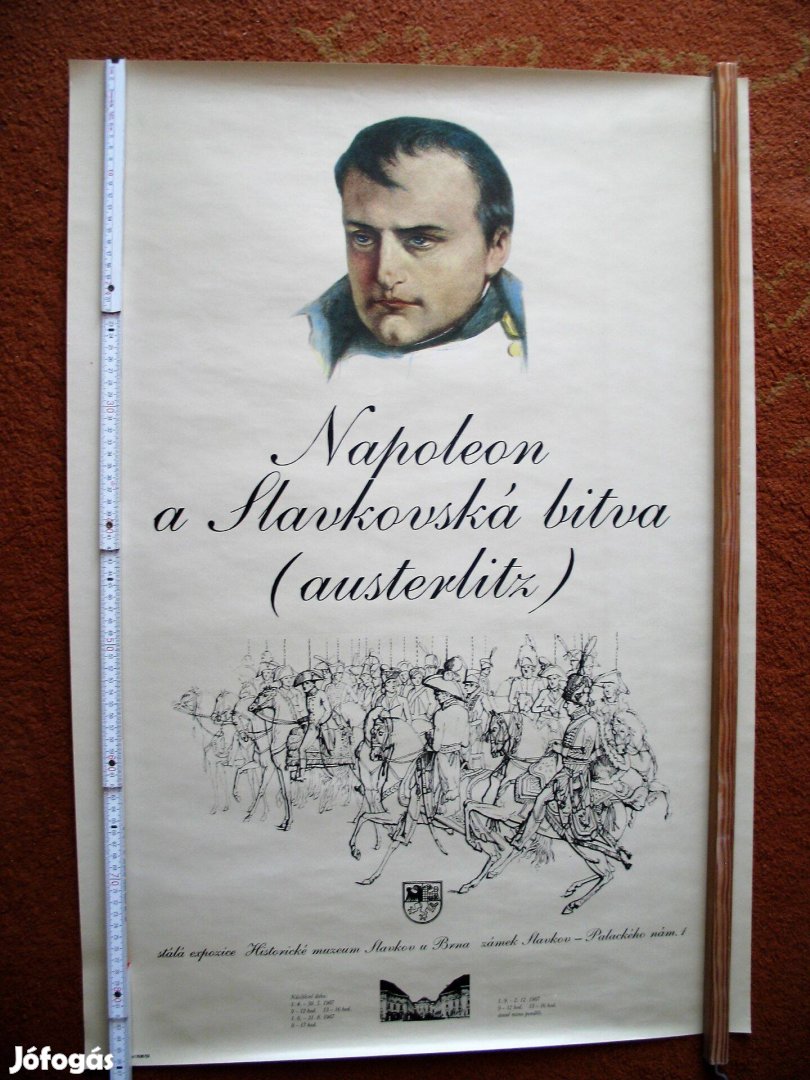 Napóleon, 1805 Austerlitz -i csatájának plakátja / 87*60 cm