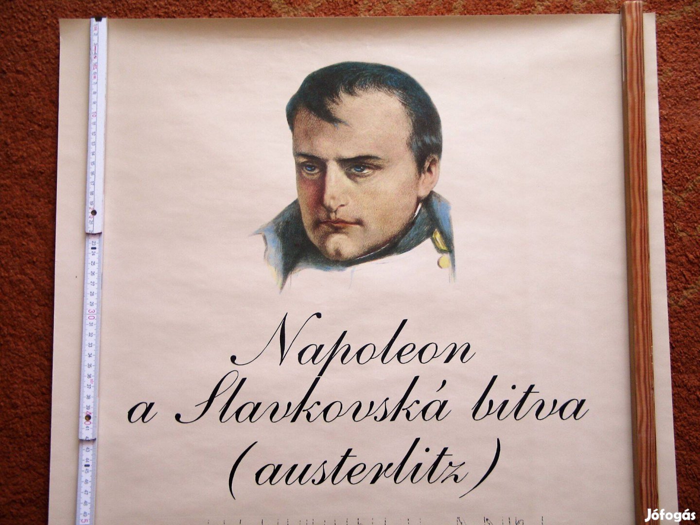 Napóleon, Austerlitz -i csata emlékplakát / 87x60 cm