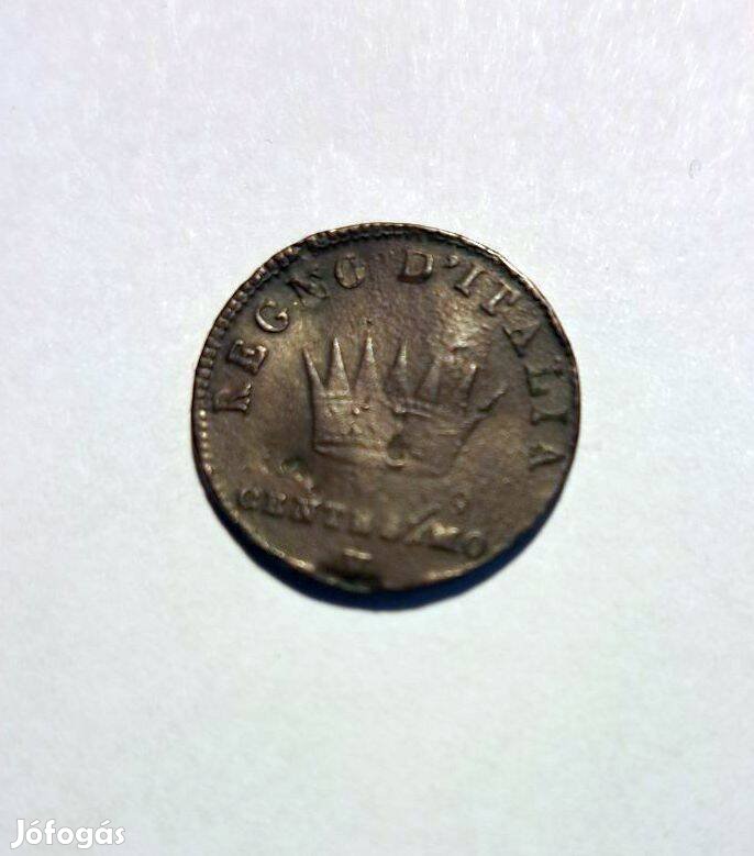 Napóleoni Itáliai Királyság 1811 1 Centesimo bronz
