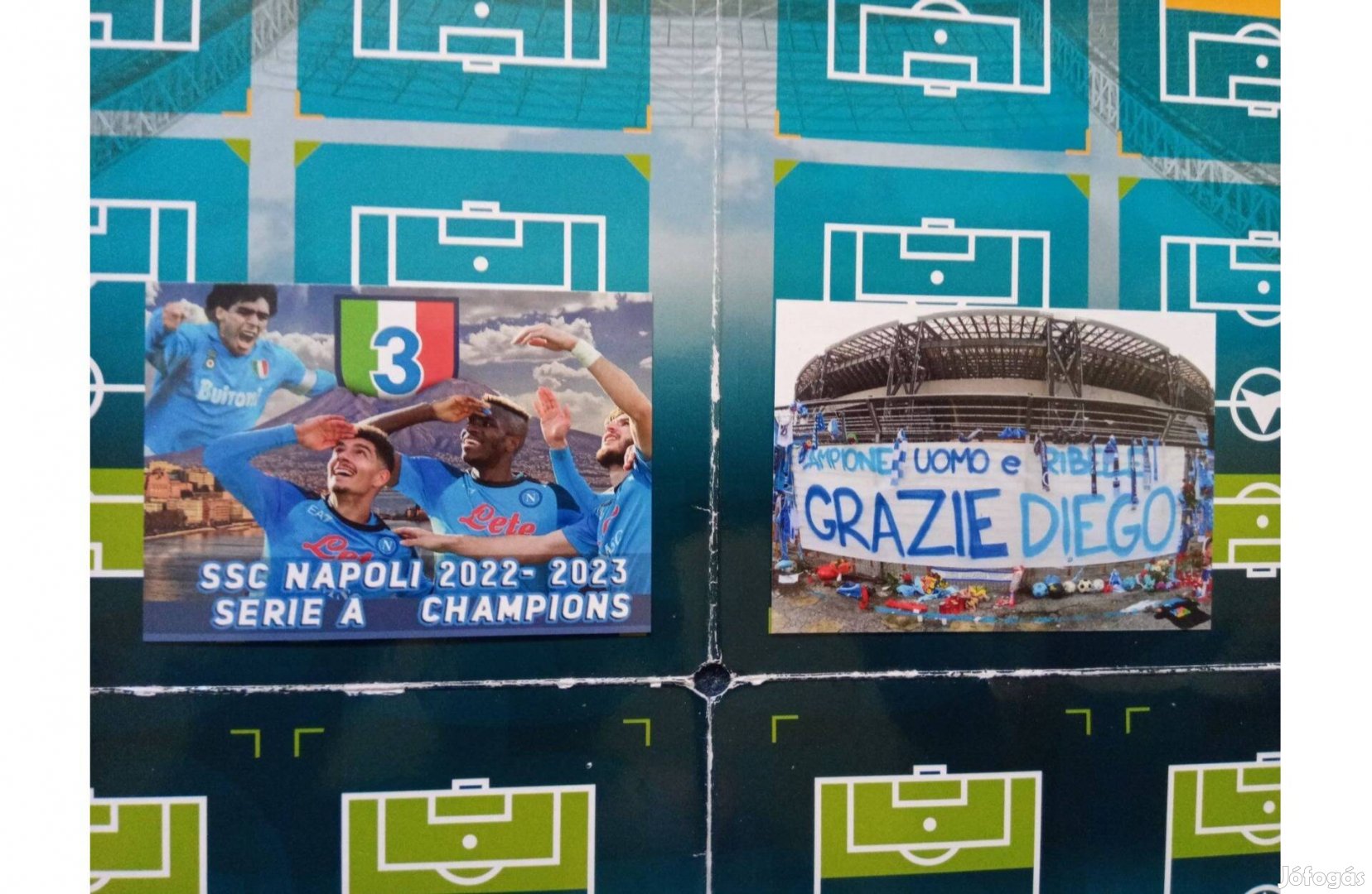 Napoli rajongói focis kártya