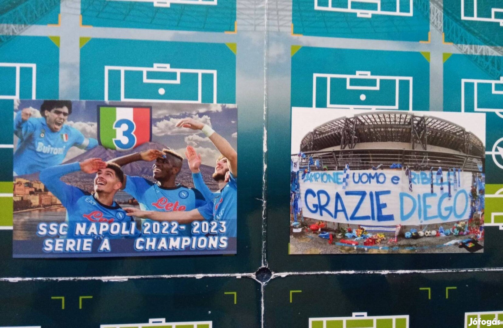 Napoli rajongói focis kártya