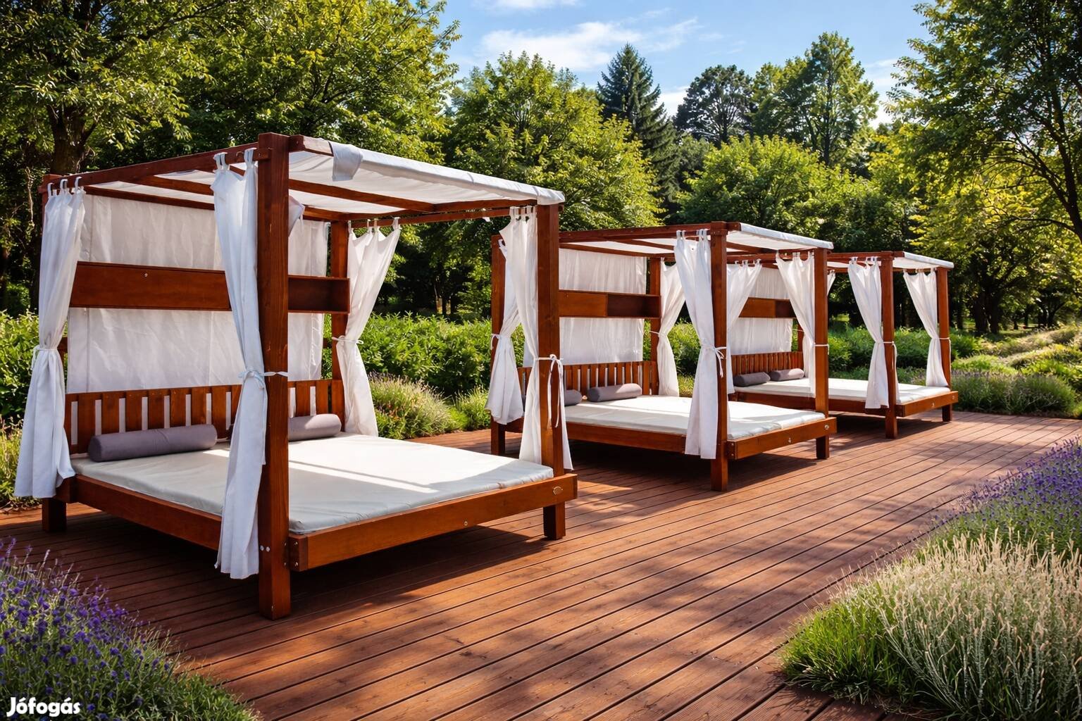 Napozóágy 140 x 200 méretben. kerti bútor