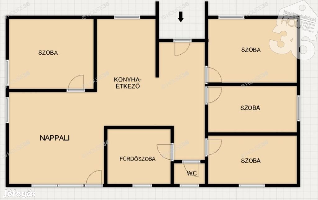 Nappali + 4 szobás új építésű prémium kategóriás családi ház eladó!