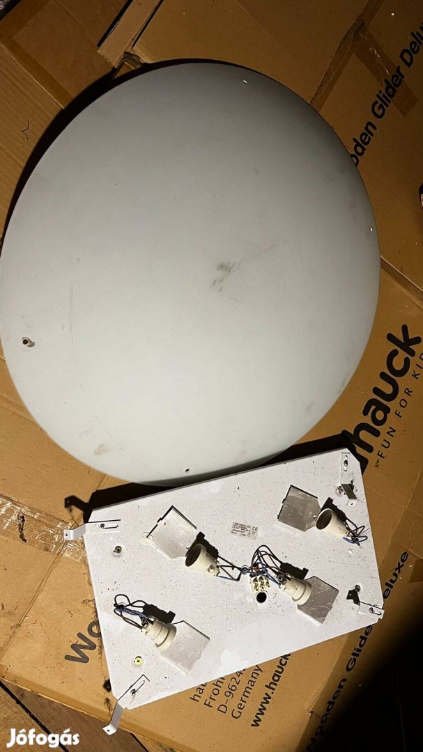 Nappali ovál 75 cm átmérőjű lámpa eladó