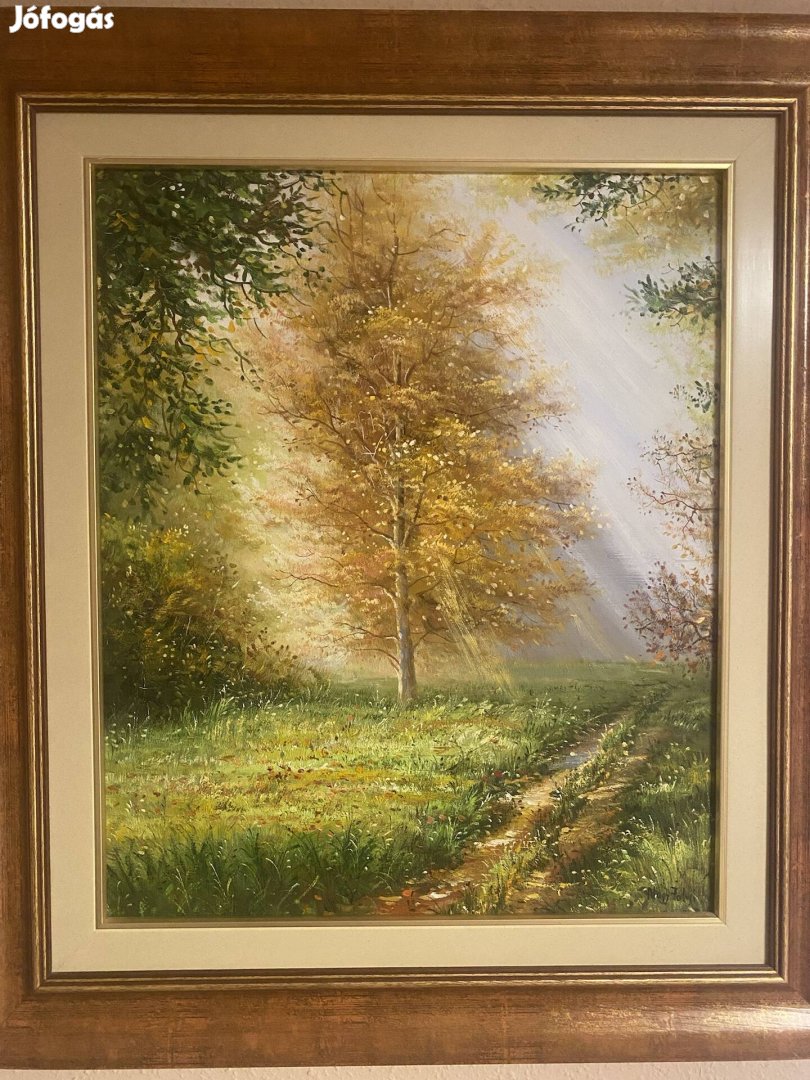 Napsütésben Nagy Falusi Árpád olaj vászon festmény
