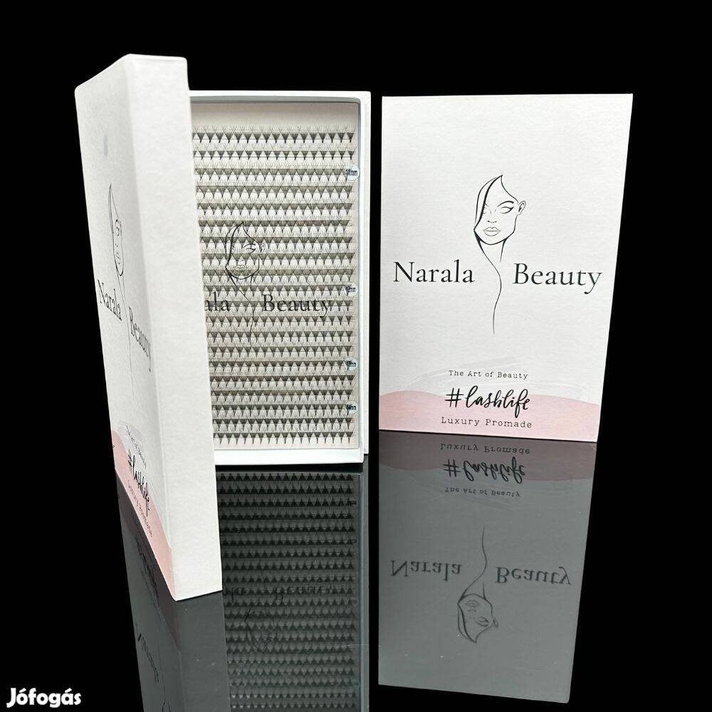 Narala Beauty Luxury Promade XL tálcás szempilla 40 sor