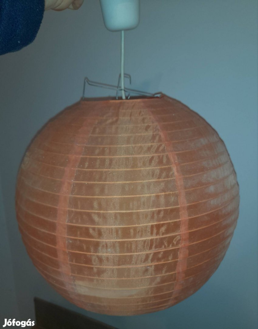 Narancssárga lampion lámpa eladó 