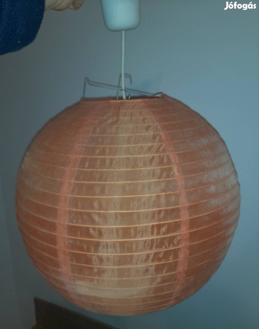 Narancssárga lampion lámpa eladó 