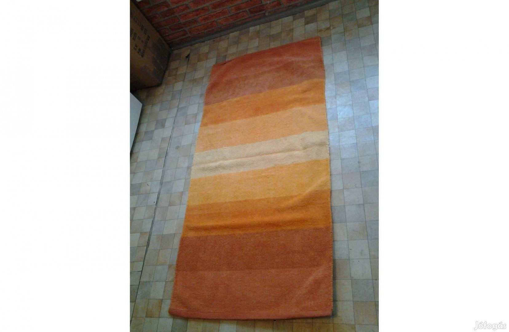 Narancssárga puha szőnyeg 140 cm x 70 cm 140 x 70 mosható