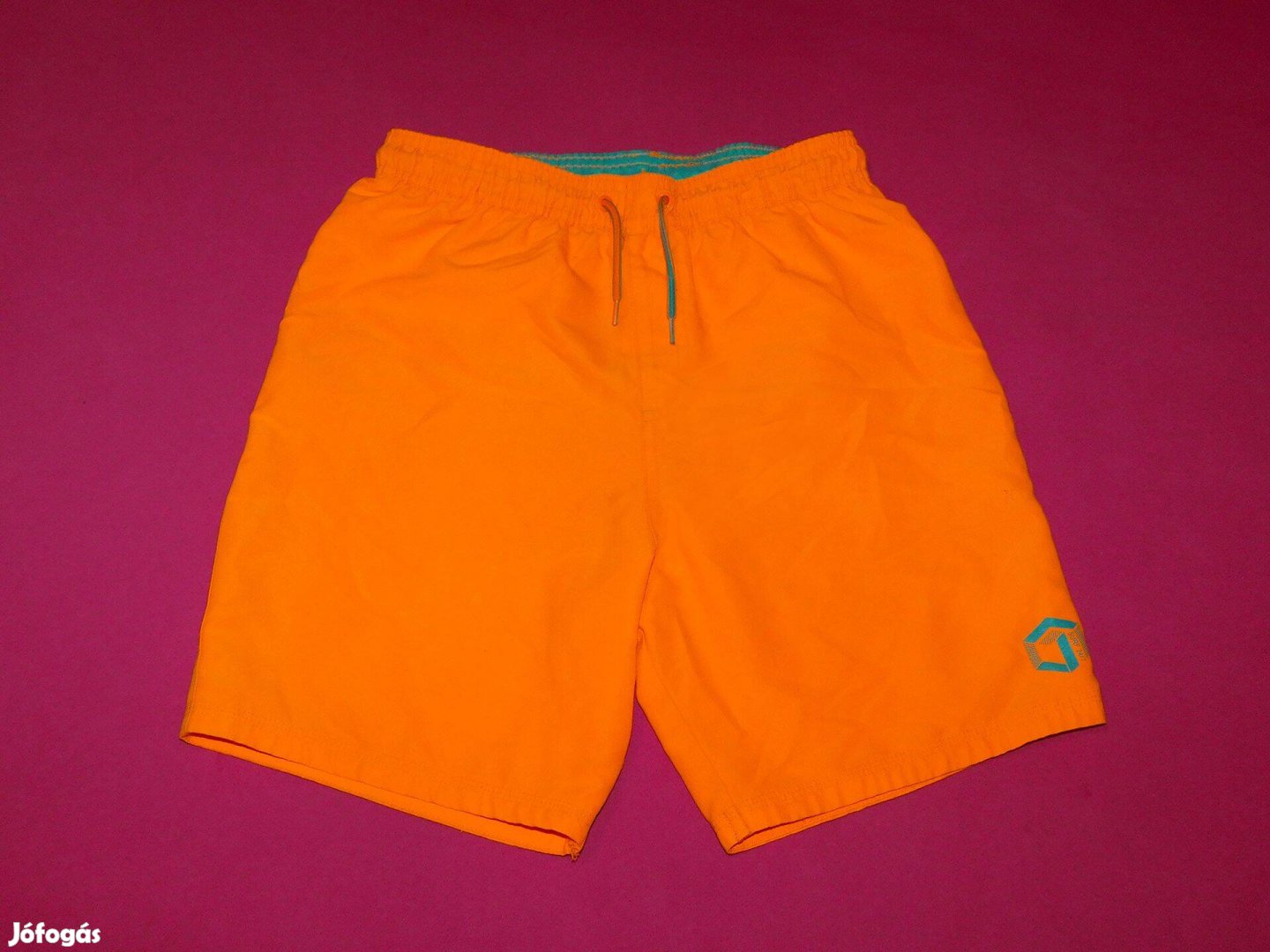 Narancssárga rövidnadrág, strand, szörf nadrág 134-140-es, 9-10 évesre