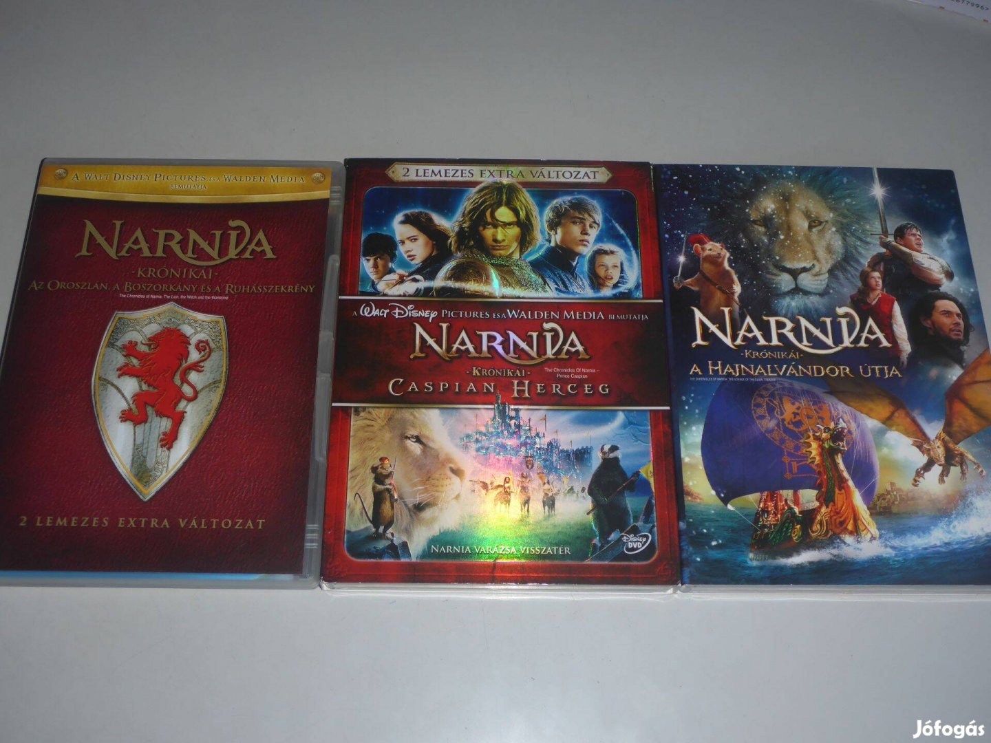 Narnia krónikái 1. 2. 3. DVD film "