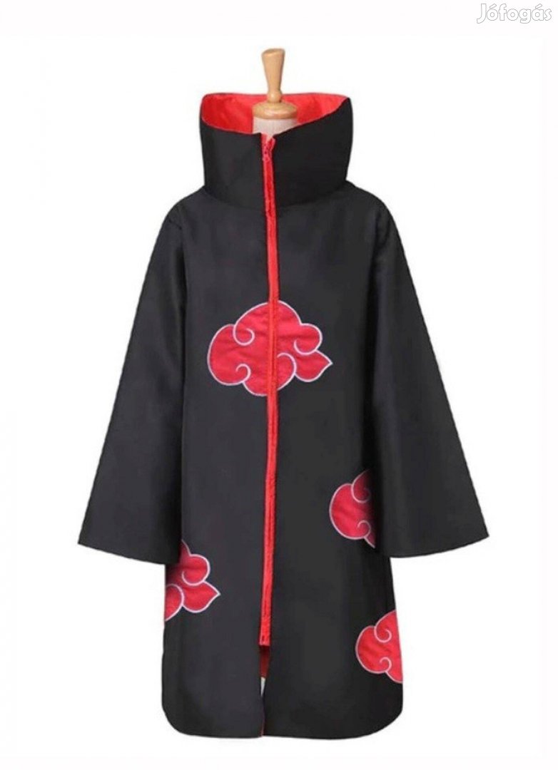 Naruto Akatsuki köpeny jelmez S méret Új Itachi Uchiha