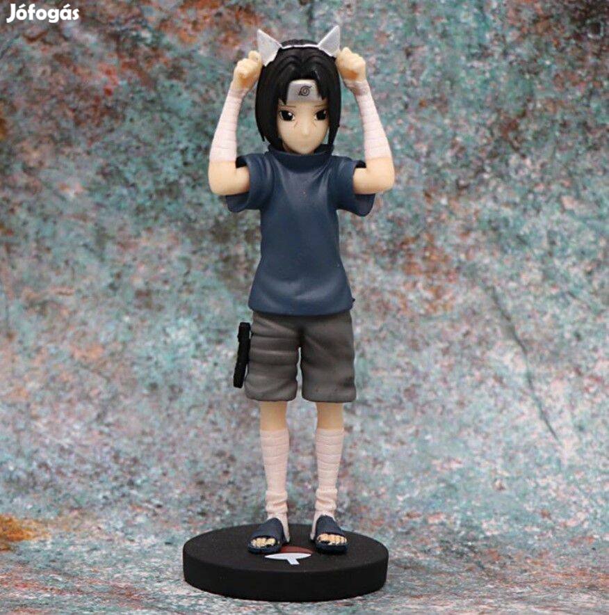 Naruto Itachi Uchiha figura cica tortadísz Új 15cm számlával készleten