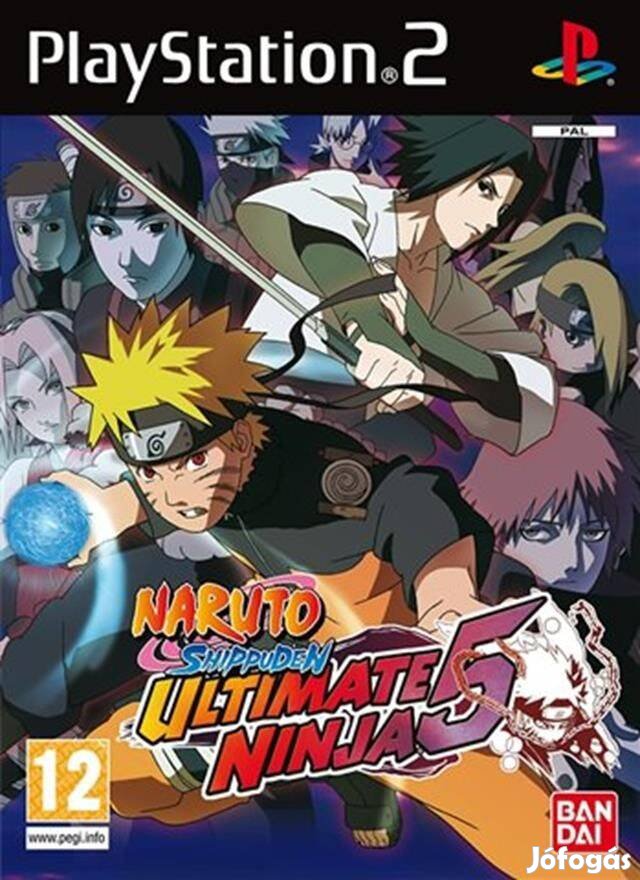 Naruto Shippuden Ultimate Ninja 5 eredeti Playstation 2 játék