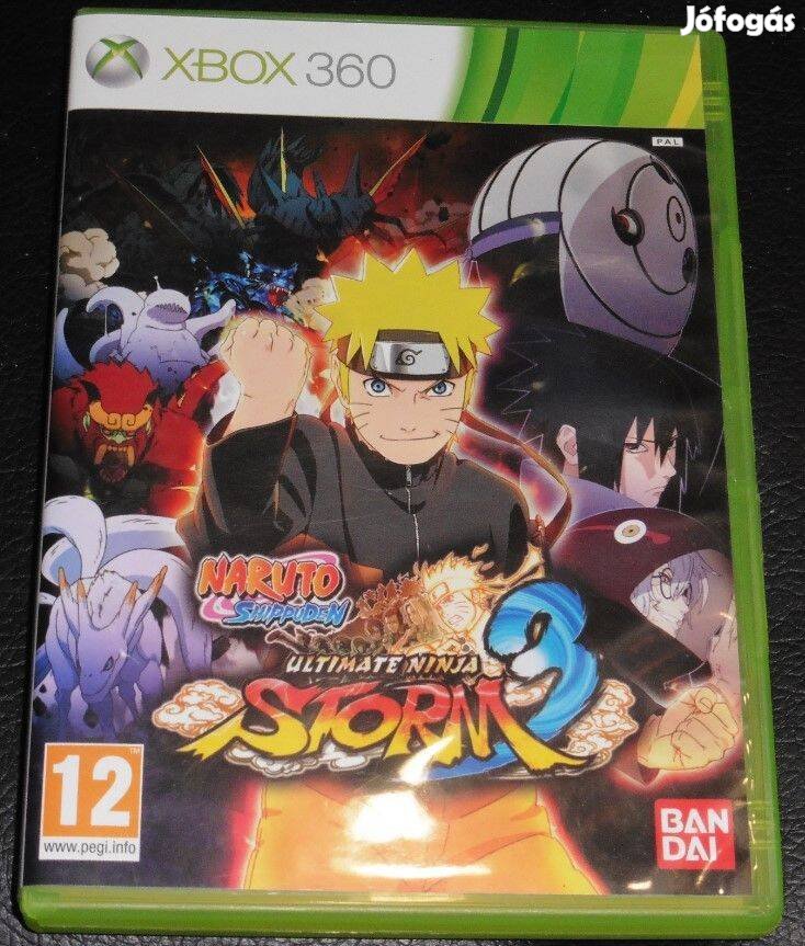 Naruto Shippuden Ultimate Ninja Storm 3. Gyári Xbox 360 Játék akár fél