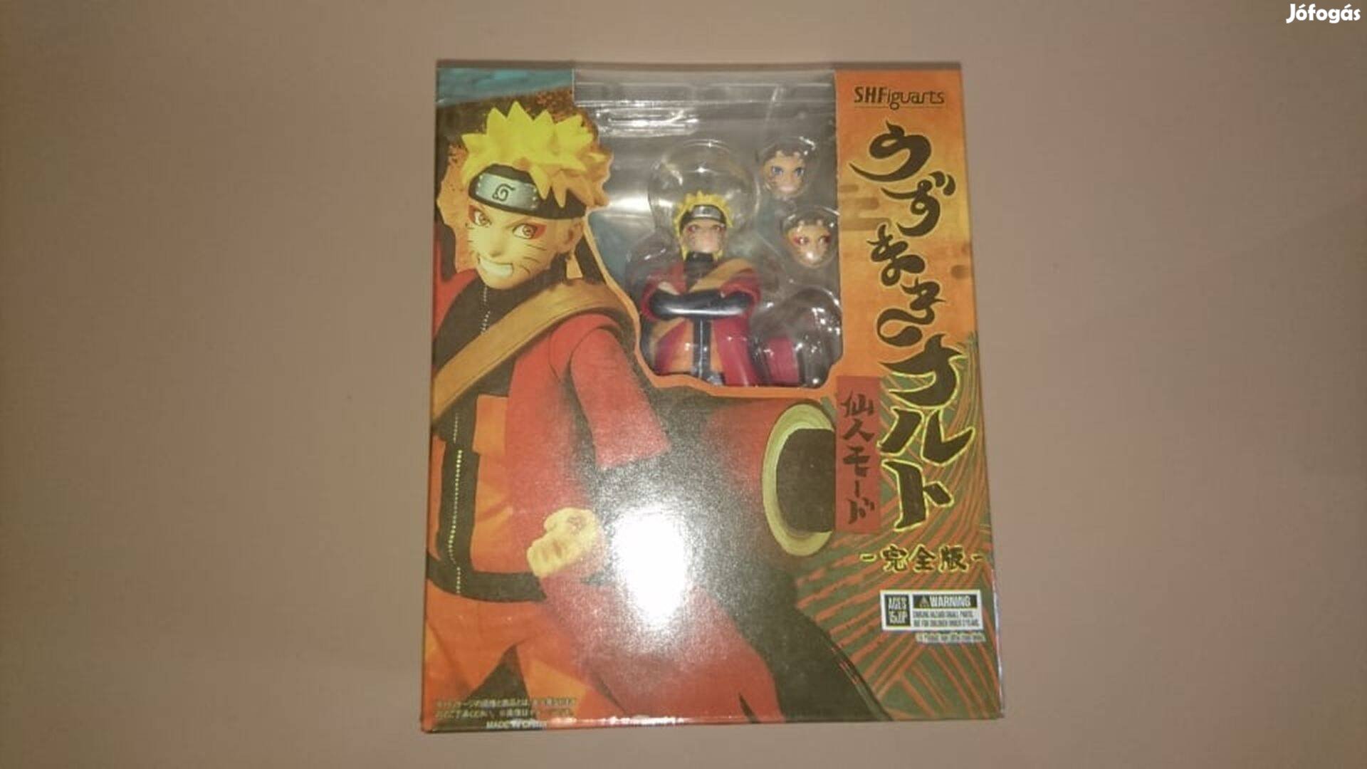 Naruto Uzumaki figura kiegészítőkkel dobozában Új szétszedhető mozgath